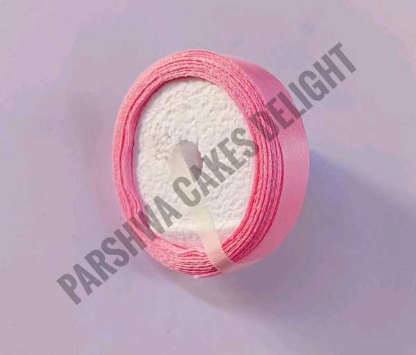 Plain Satin Ribbon  - Pink, 1/2 Inches