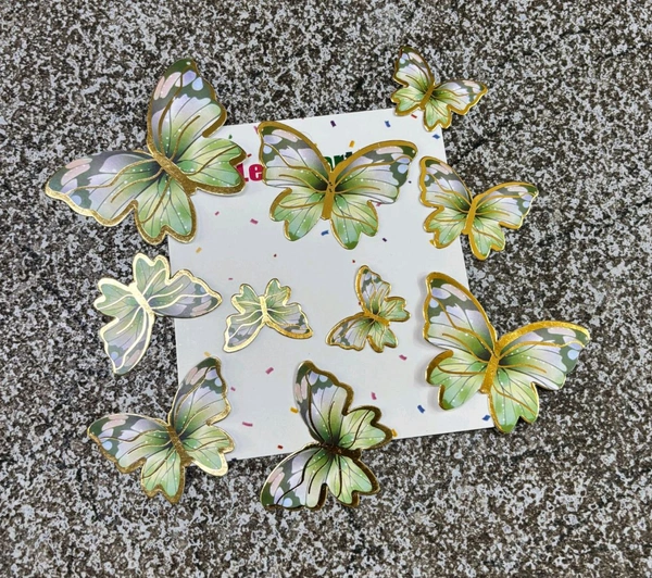 PAPER BUTTERFLY - Delight 17, 10 Pcs Pack