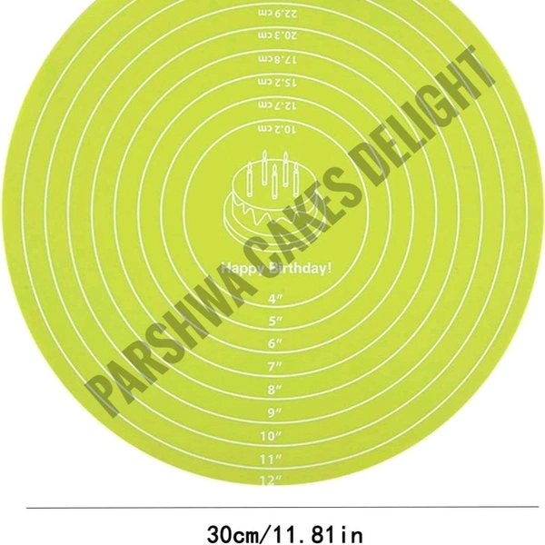Round Silicone Mat - 1 Pc