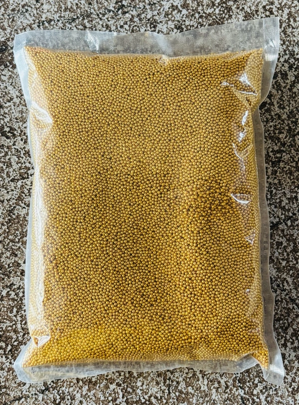 Gold Sprinkle Balls - Small 1 Kg Pack