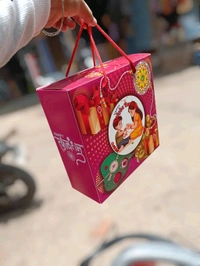 Rakhi Hamper Box - 10 Pcs Pack, 10*10*4 Inches