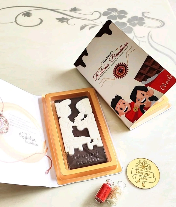 Rakhi Bar Book - Brown, Delight 1, 10 Pcs Pack