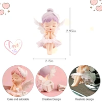 Sleeping Angel Doll For Cake Decoration  - Purple, 1 Pc