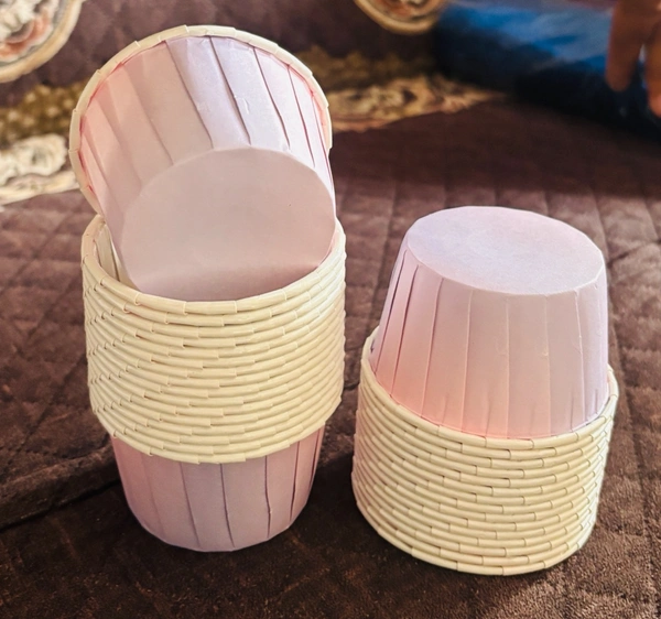 Cupcake Cups Inner White Foil - Lilac, 100 Pcs Pack