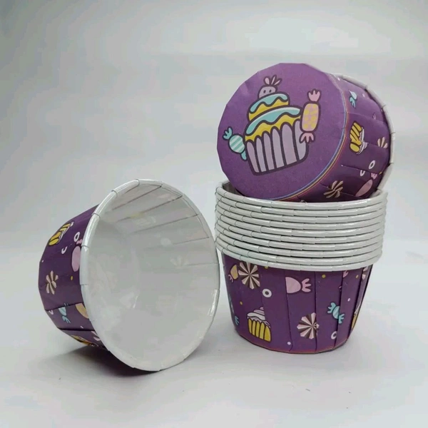 Cupcake Cups Inner White Foil - Delight 2, 100 Pcs Pack