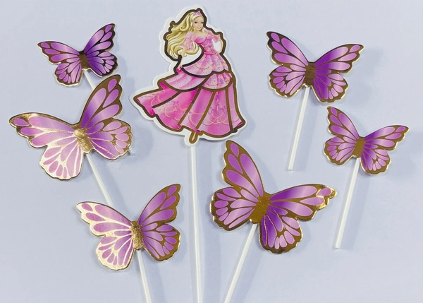 Imported Topper With Butterfly  - Delight 2