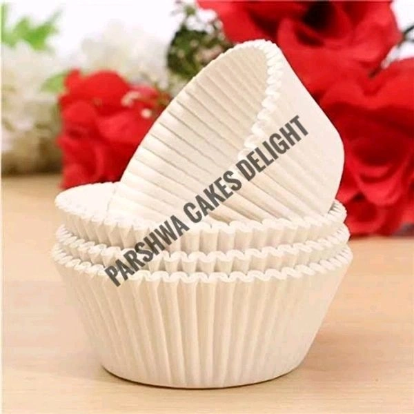 White Paper Liner - 100 Pcs, 10 Cm