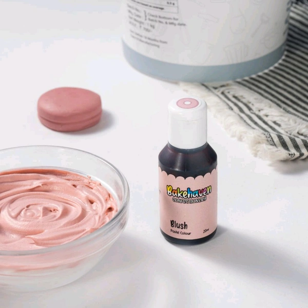 Bakehaven Pastel Gel Colour  - Blush