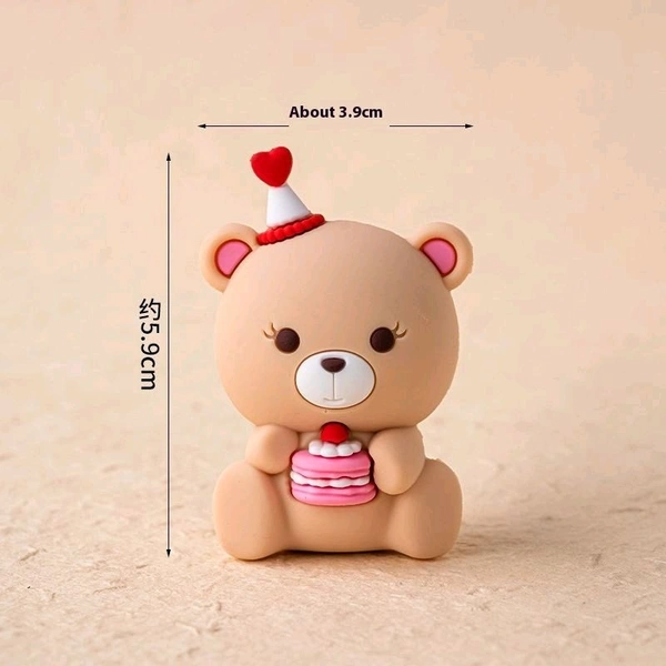 Bear Toy For Cake Decoration  - Delight 2, 1 Pc