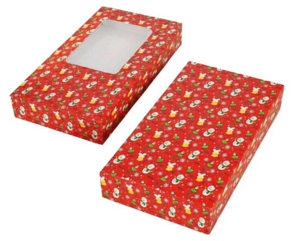 Kunafa / Multipurpose Chocolate Bar Box - 10 Pcs Pack, 6.5*3.5*1 Inch, Red