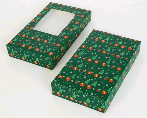 Kunafa / Multipurpose Chocolate Bar Box - Green, 10 Pcs Pack, 6.5*3.5*1 Inch