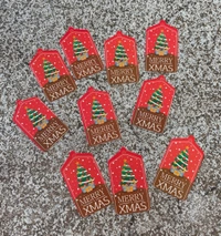 Xmas Tag - Delight 2, 10 Pcs Pack