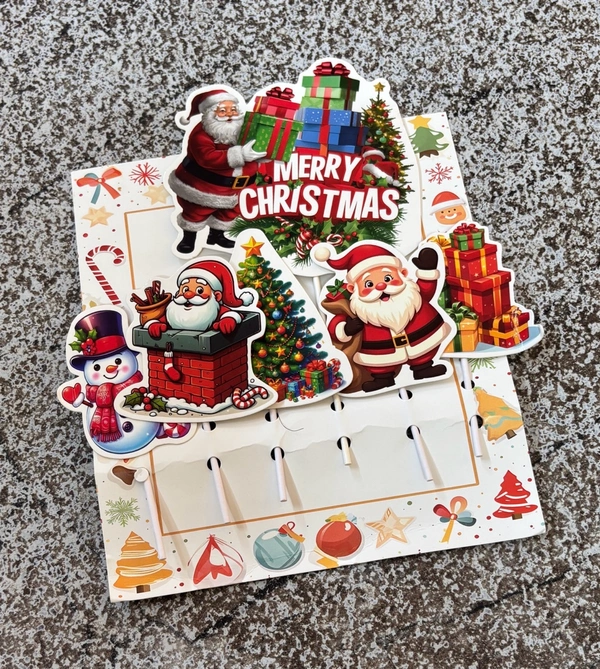 Merry Christmas Theme Topper - Delight 1