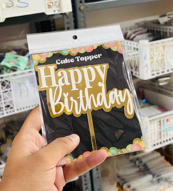 Double Acrylic Cake Topper