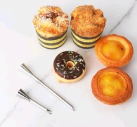 Filling Nozzle Puff Special Nozzle Set Pastry Tips Cupcake Cake Decorating - 3 Pcs