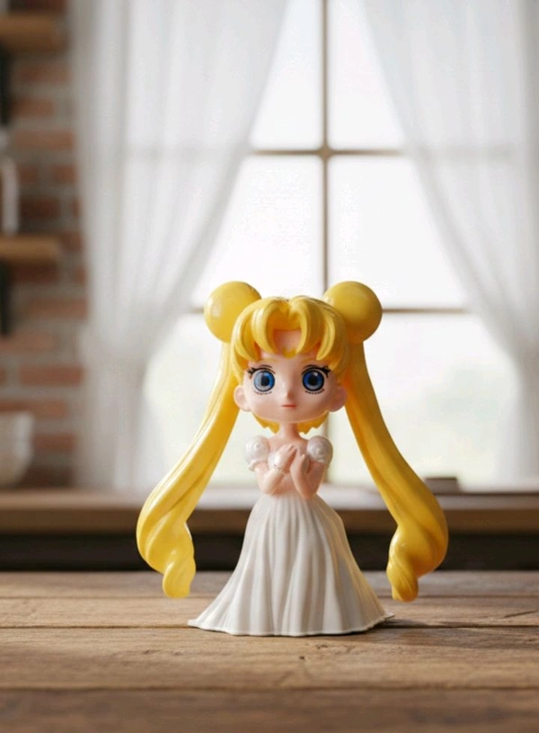 CAKE TOPPER PRINCESS - 1 Pc, Long Hair Doll