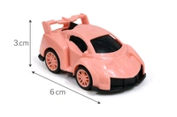 Pastel Car Toy Set For Cake Decoration - 4 Pcs Pack