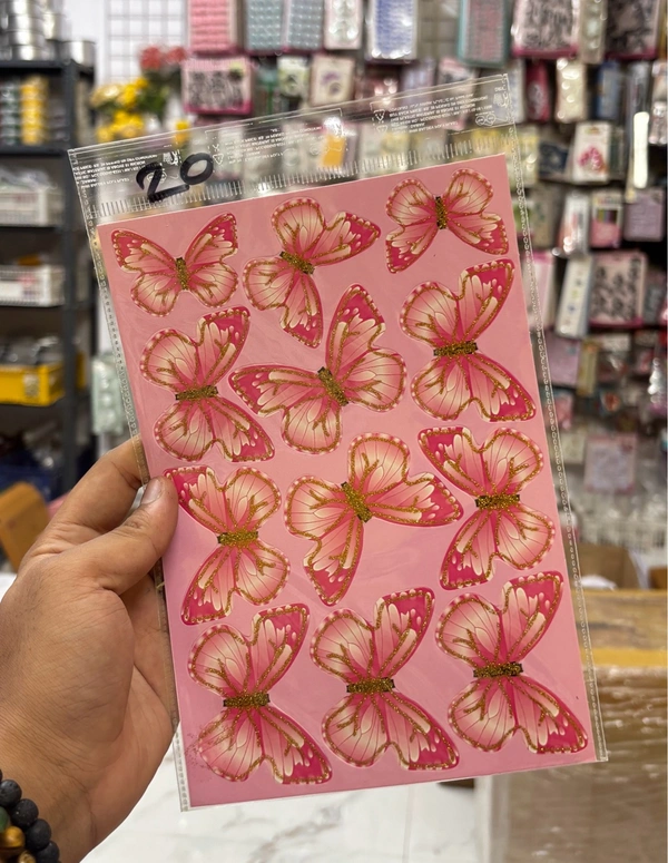 Card Paper Butterfly - Delight 20
