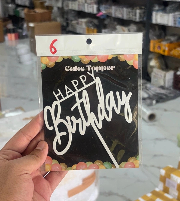 Acrylic White Topper - 5 Inch, White, 6