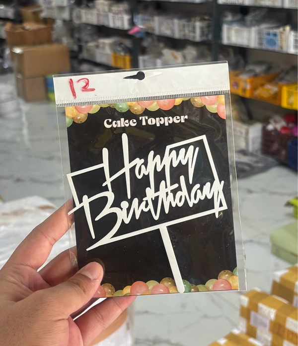Acrylic White Topper - 5 Inch, White, 12
