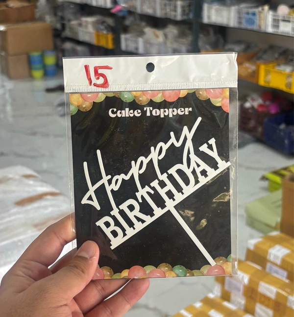 Acrylic White Topper - 5 Inch, White, 15