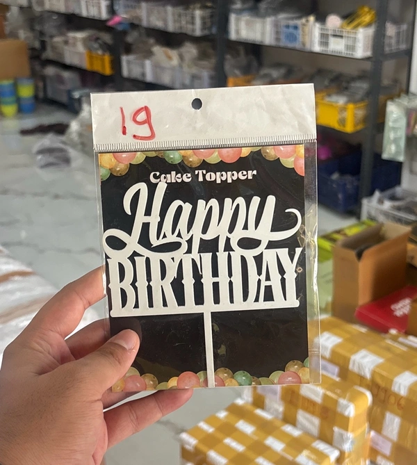 Acrylic White Topper - 5 Inch, White, 19