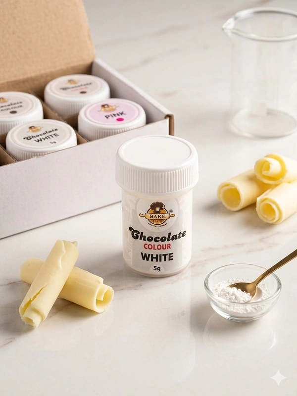 Bakehaven Chocolate Powder Colour - 5g, White