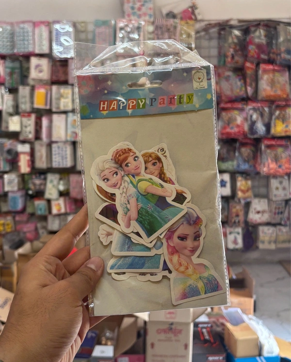 10 Pcs Paper Theme Cut Outs - Frozen