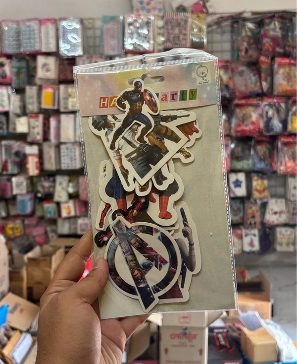 10 Pcs Paper Theme Cut Outs - Superheroes