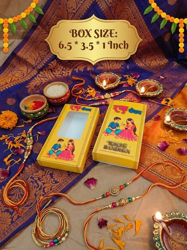 Premium Rakhi Bar Box - 10 Pcs Pack, Delight 3