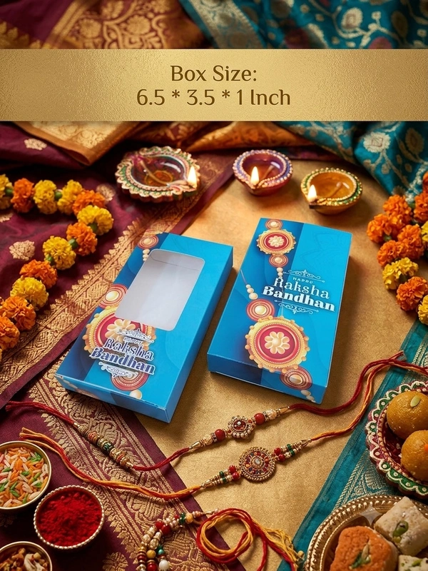Premium Rakhi Bar Box - 10 Pcs Pack, Delight 5