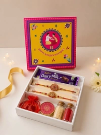 Raksha bandhan Sliding Box (1 Box 4 Use) - 9*9*2 Inches, 10 Pcs