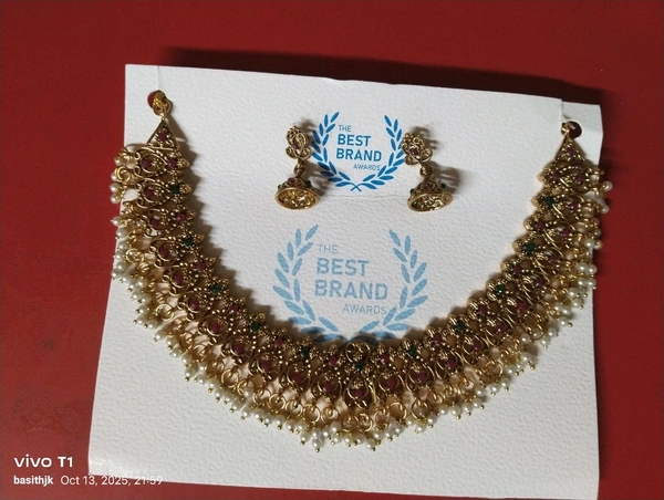 GOLD PLATED T CHOKER
