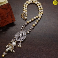 HJ Stunning Pearl Pendant Set Online F-215 - Pearl Ivory, Gold Plating