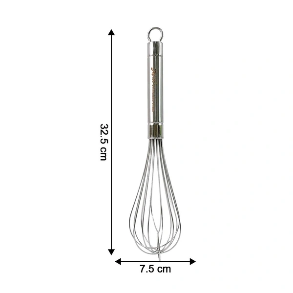 Apex Stainless Steel Large Hand Whisk (1 Pc)