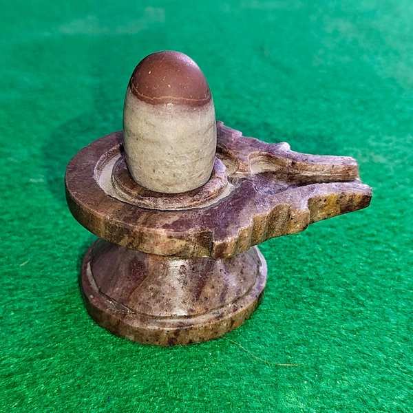 Spiritual Stone World 2 Inch Original Narmadeshwar Shivling,Narmada Shivling For Pooja - 450