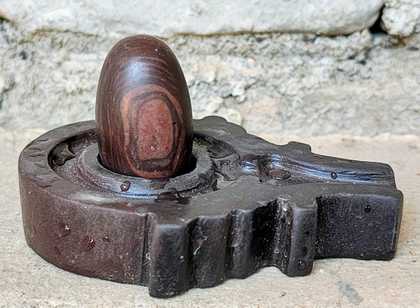 2 Inch Janeudhari Shivling with Shakti Jaladhara