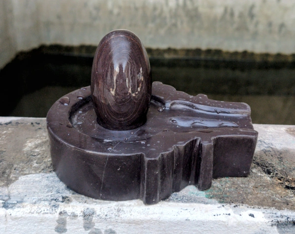 Spiritual Stone World 3 Inch Janeudhari Shivling 6 Inch Jaladhara