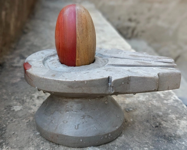Spiritual Stone World 3 Inch Narmadeshwar 6 Inch Damru Jaladhara