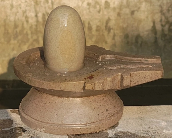 Spiritual Stone World 4 Inch Shivling 8 Inch Damru Jaladhara