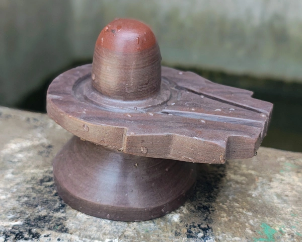 Spiritual Stone World Akhand 2 Inch Shivling 4 Inch Damru Jaladhara