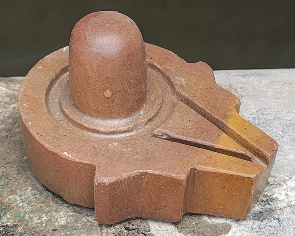 Akhand 2 Inch Shivling 4 Inch Plat Jaladhara