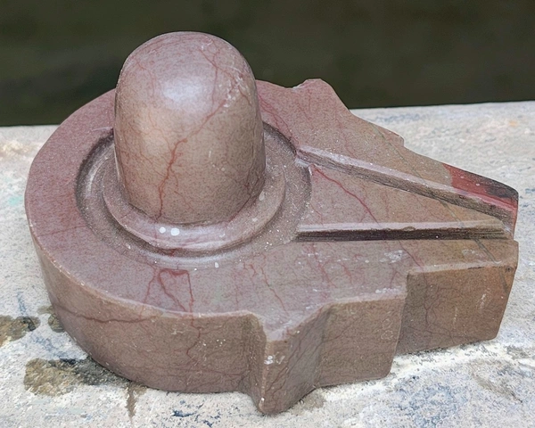 Akhand 2 Inch Shivling 4 Inch Plat Jaladhara