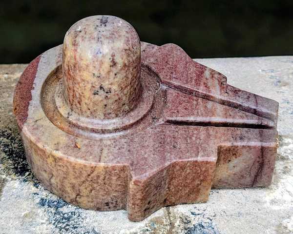 Akhand 2 Inch Shivling 4 Inch Plat Jaladhara