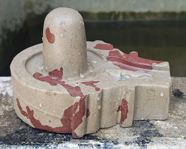 Akhand 3 Inch Shivling 6 Inch Plat Jaladhara