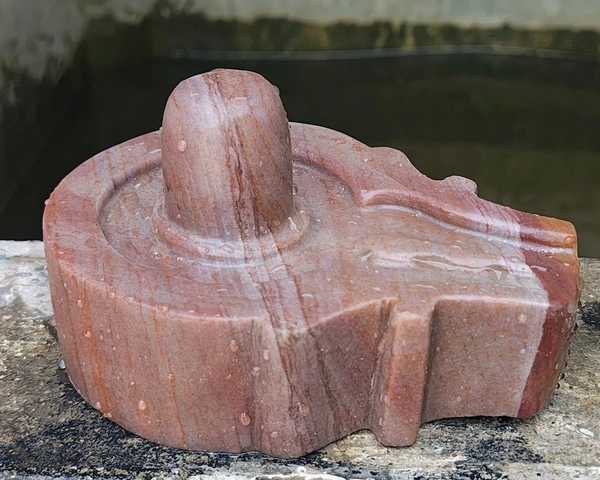 Akhand 3 Inch Shivling 6 Inch Plat Jaladhara