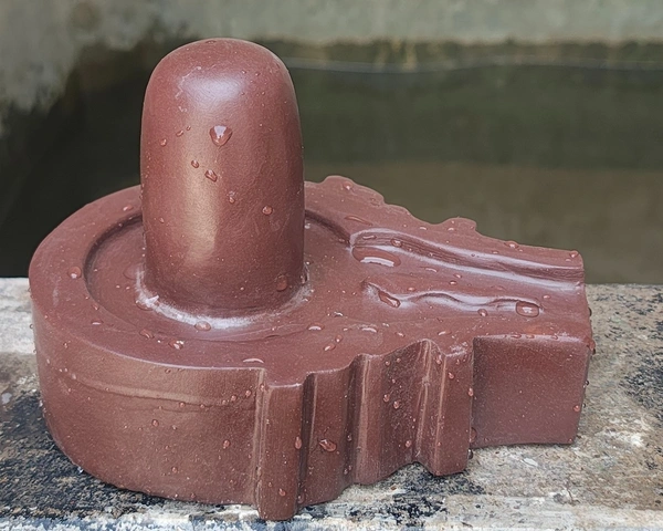 Akhand 3 Inch Shivling 6 Inch Plat Jaladhara