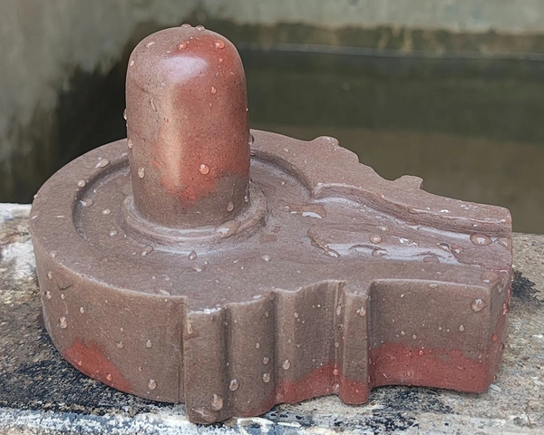 Akhand 3 Inch Shivling 6 Inch Plat Jaladhara