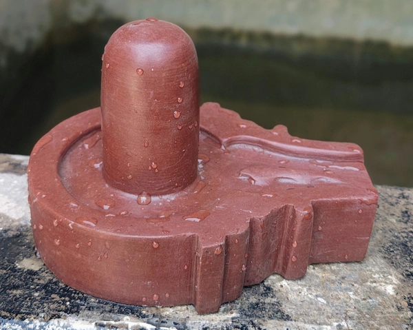 Akhand 3 Inch Shivling 6 Inch Plat Jaladhara