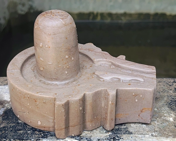 Akhand 3 Inch Shivling 6 Inch Plat Jaladhara